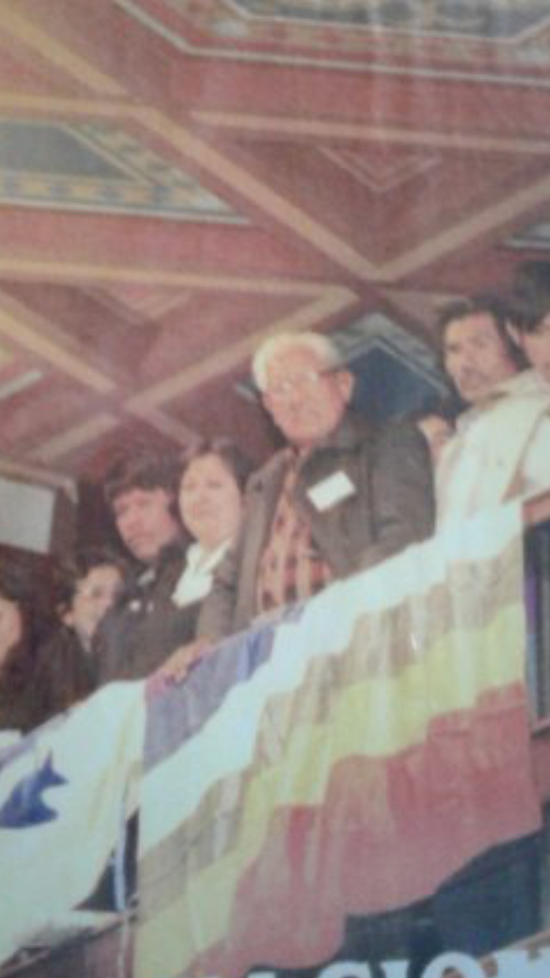 Los representantes de los pueblos originarios en la convención que reformó la Constitución en 1994. 
